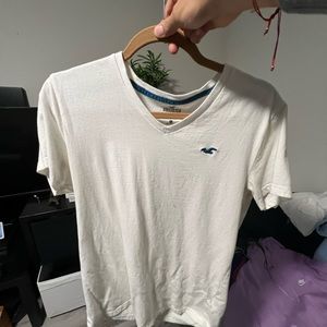 Hollister white shirt